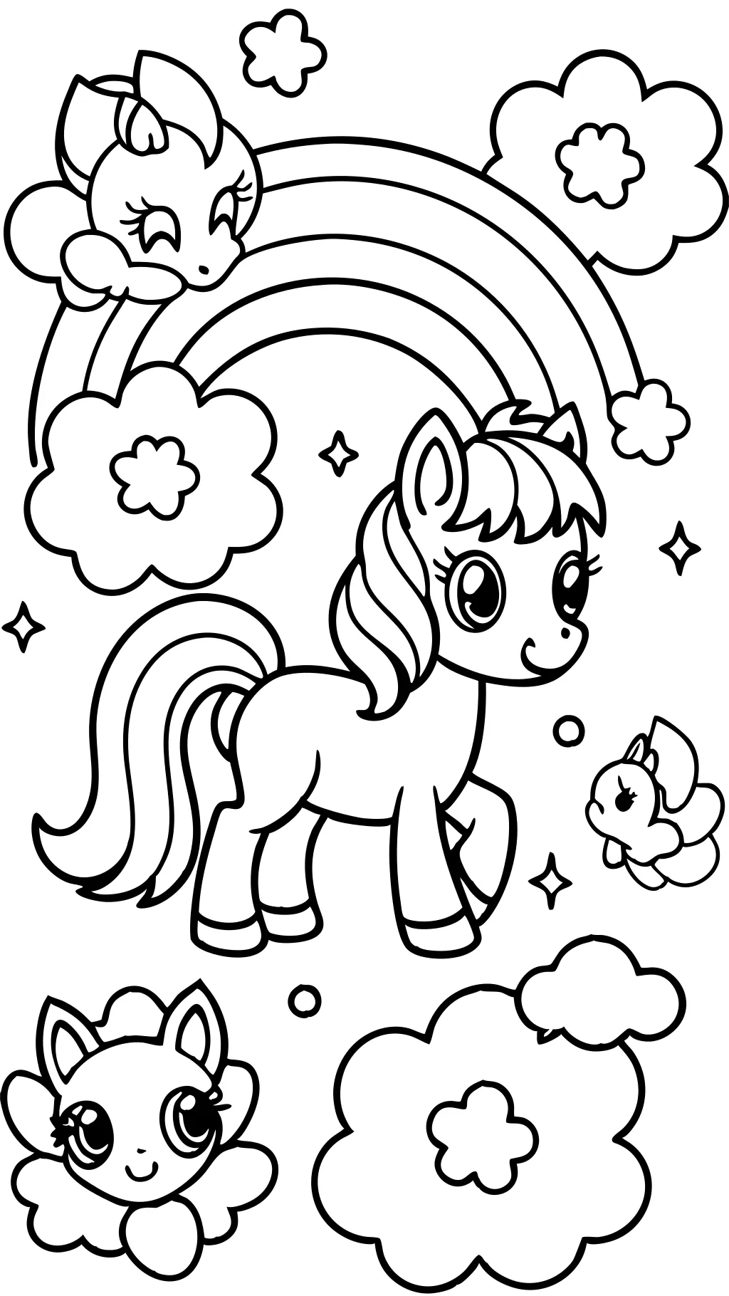 my little pony coloring page